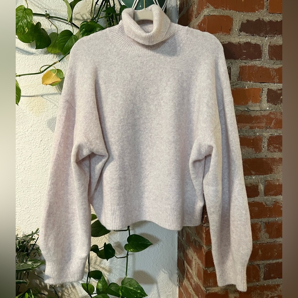 ASOS Lavender Cloud Turtleneck Sweater